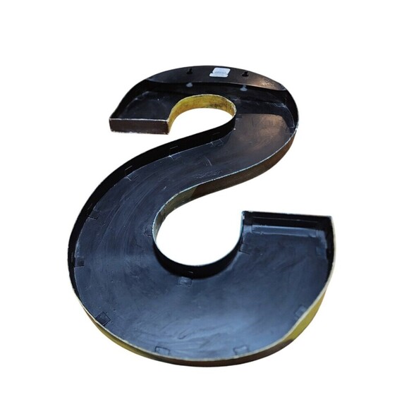 Anthropologie Ampersand S Painted Sign Alphabet Wall Art Name Symbol Home Décor - Picture 6 of 9